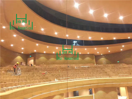 广州威廉希尔中文网站福建马尾音乐学院槽木吸音板项目