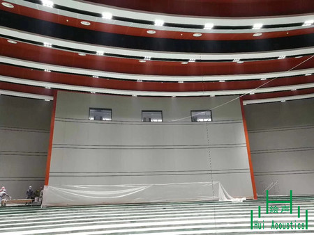 广州威廉希尔中文网站江苏中天钢铁集团礼堂吸音板项目完工