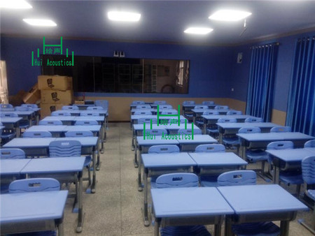 广州威廉希尔中文网站多媒体教室环保吸音板项目